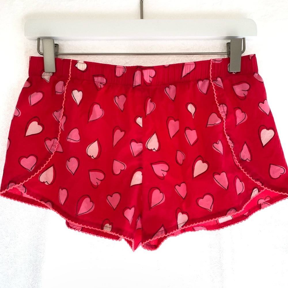 Victoria Secret Valentine Heart Sleep Short XS